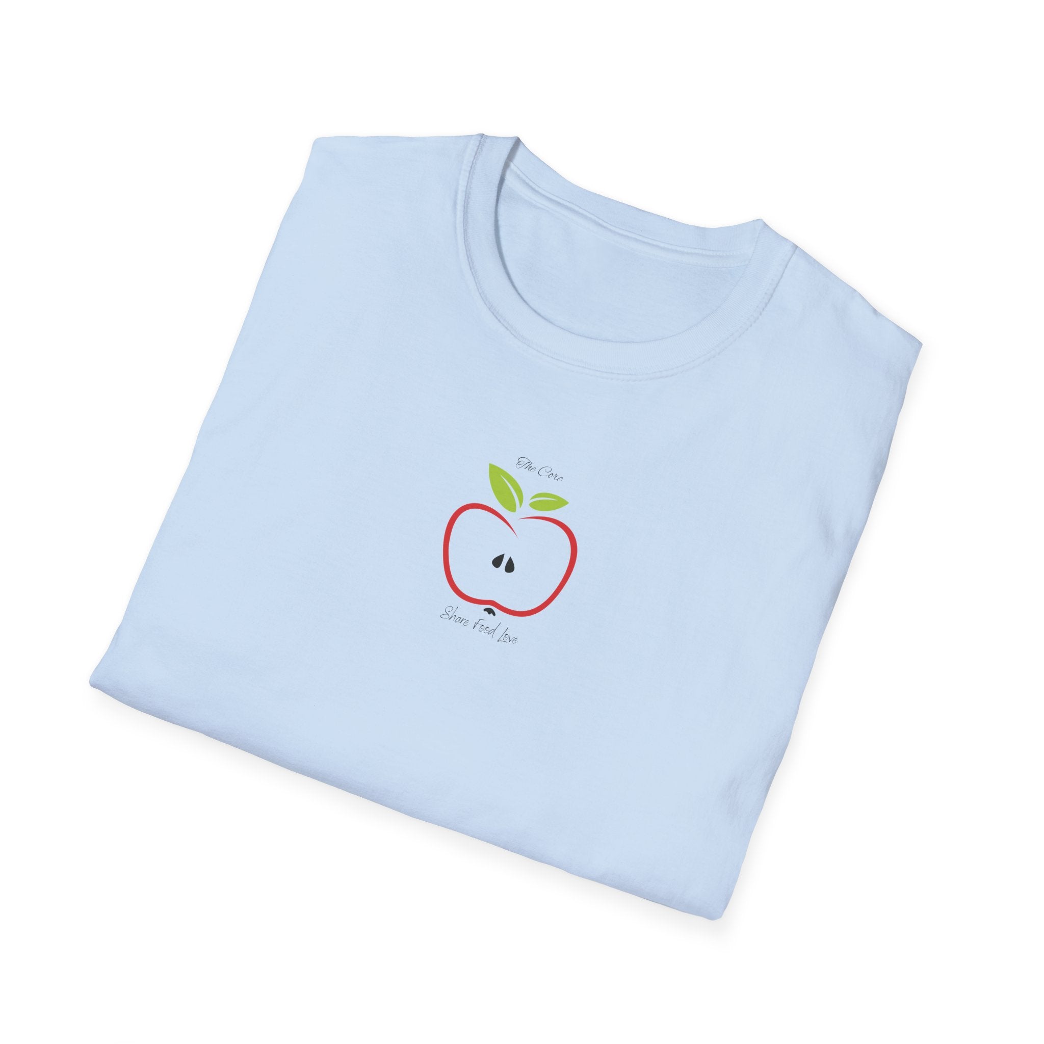 Apple CORE T-Shirt — 'Share Food Love' Tee