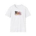 Sleepy Girl Illustration, Don't ask, just pour, T-Shirt | Coffee, Resting Head, Cute Artwork