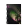 Aurora Night Spiral Notebook — Ruled Journal with Northern Lights Cover