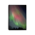 Aurora Night Spiral Notebook — Ruled Journal for Stargazers & Nature Lovers