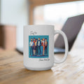 “First 50” Group Illustration Mug , Share Food Love Coffee Cup 2