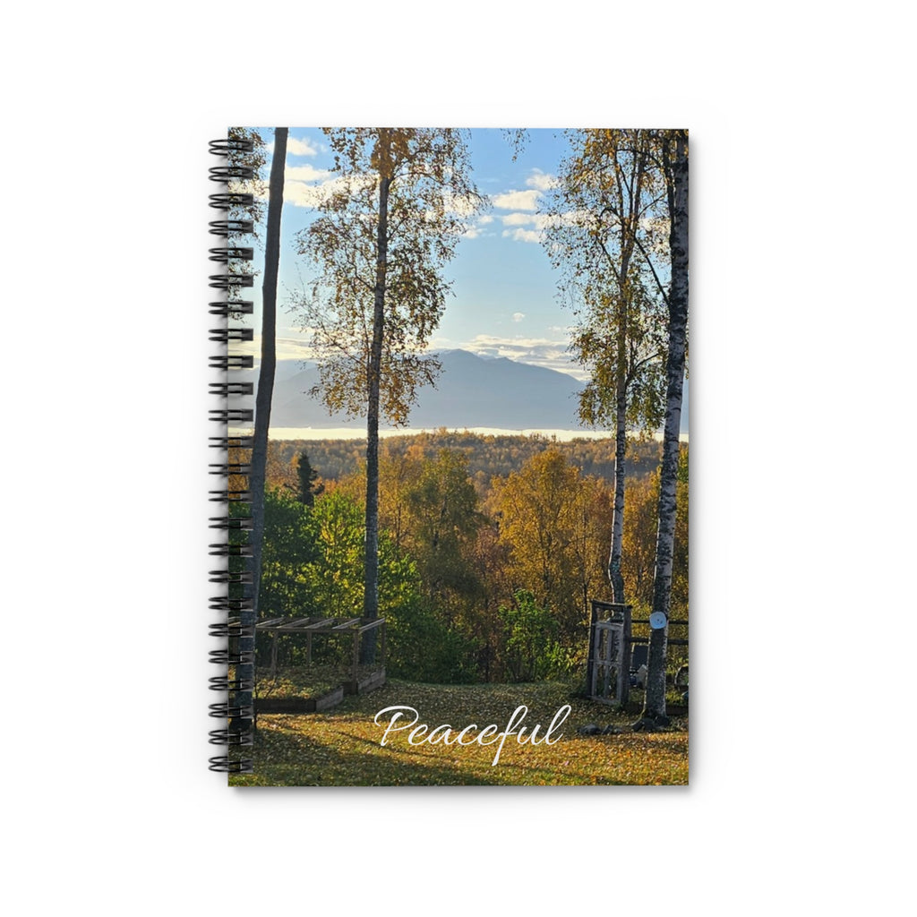 Peaceful Autumn Landscape Spiral Notebook | Ruled Journal