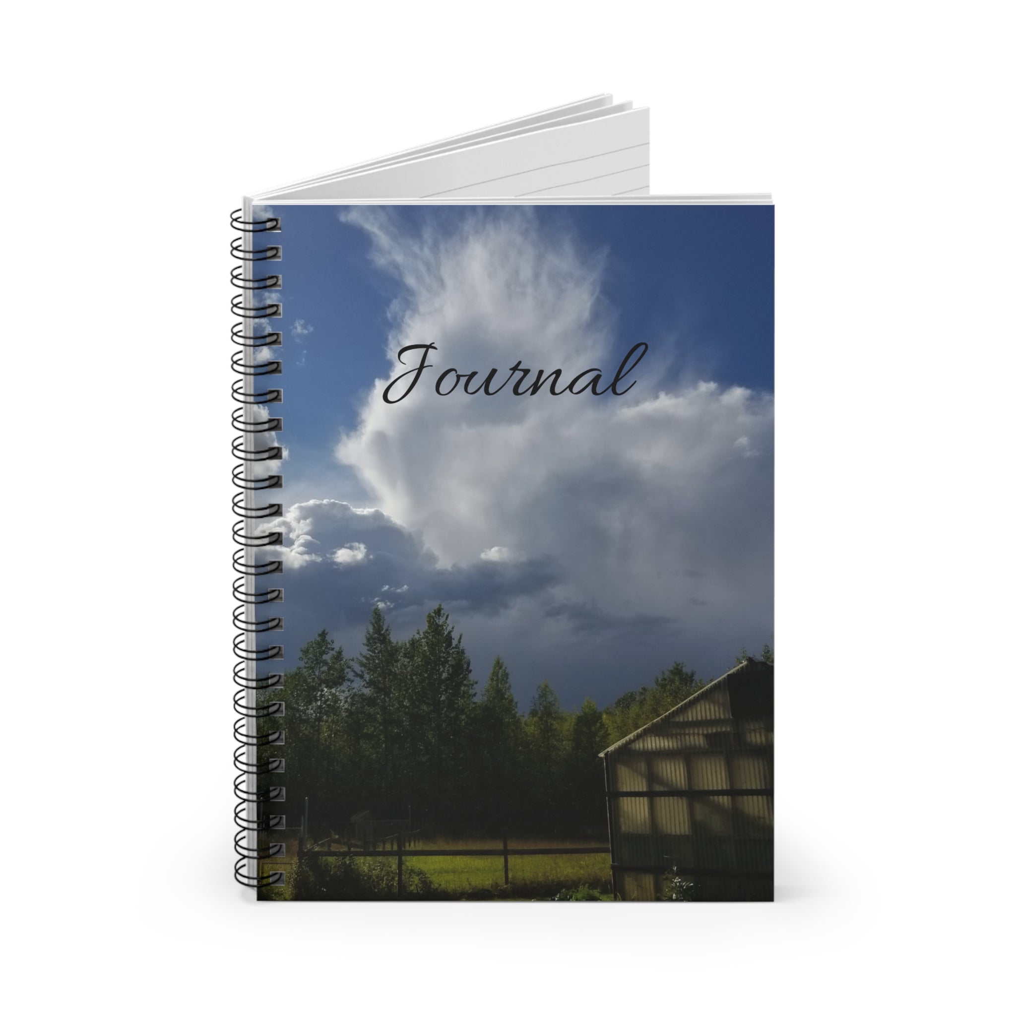 Dramatic Sky Cloudscape Journal spiral notebook