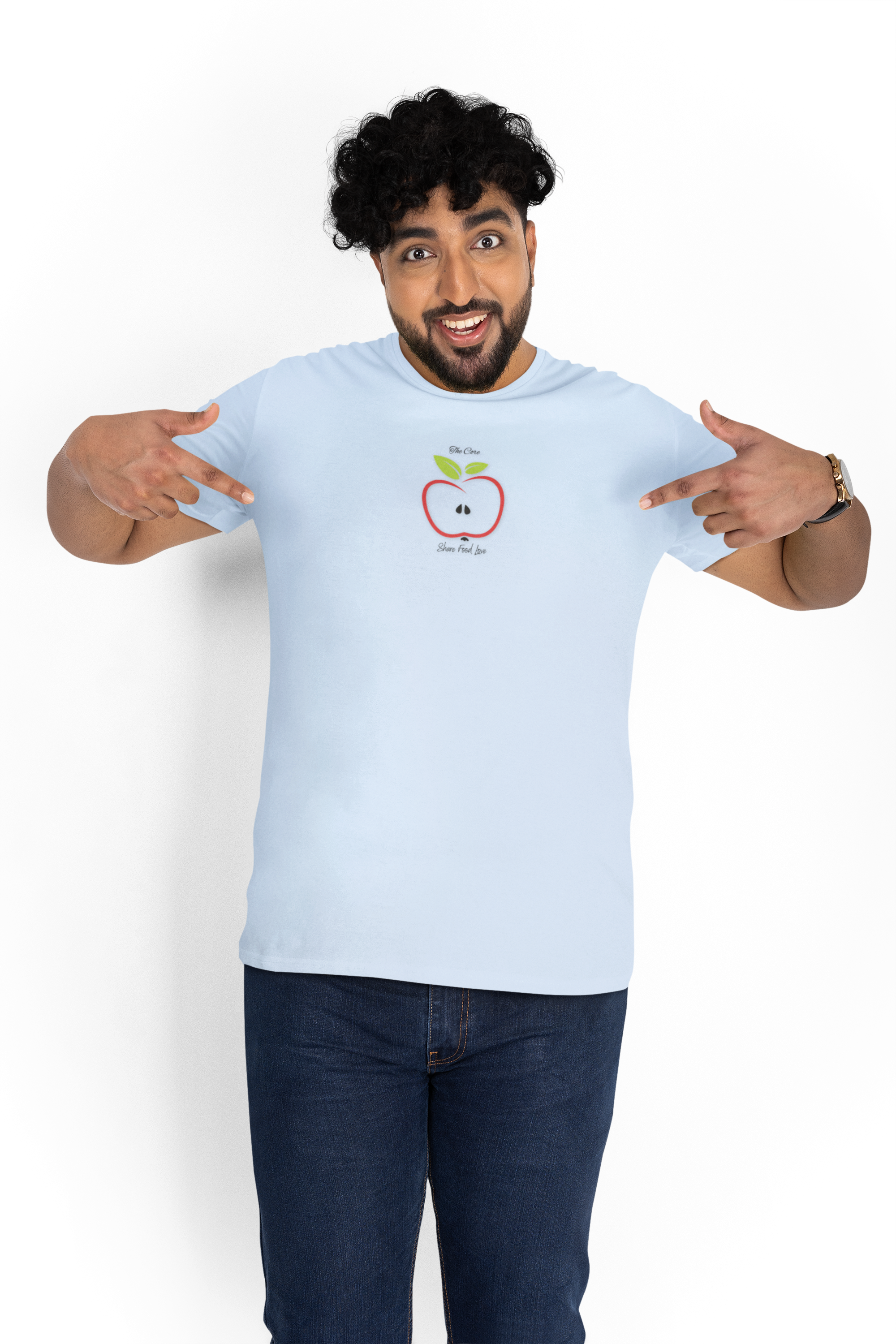 Apple CORE T-Shirt — 'Share Food Love' Tee