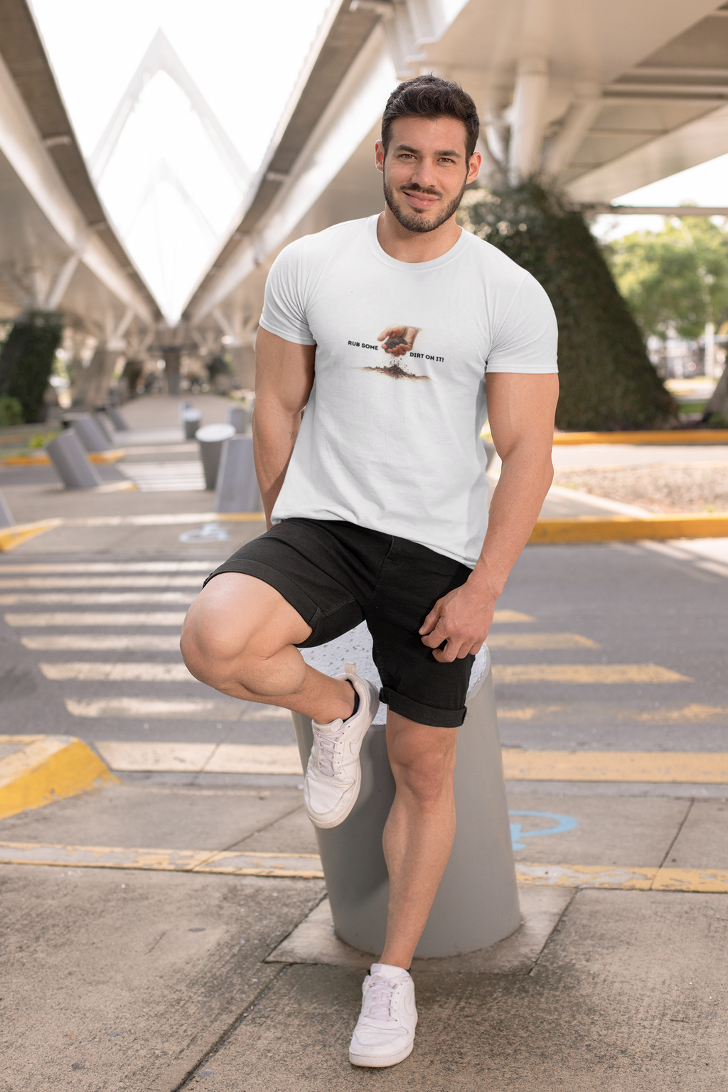 Rub some dirt on it. T-Shirt | Resilience, always get back up anthem 2