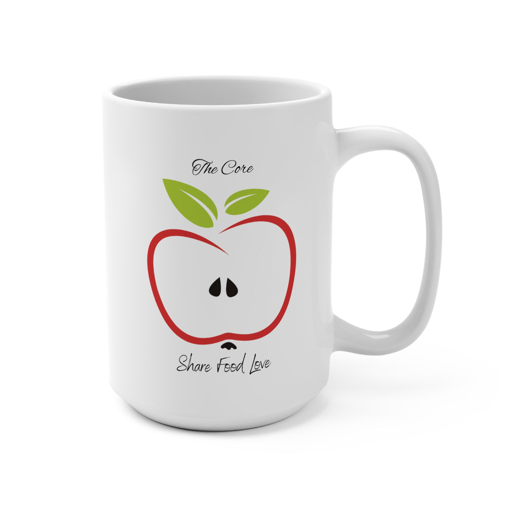 Core 15oz  Mug — "The Core: Share Food, Love" Kitchen Coffee Cup