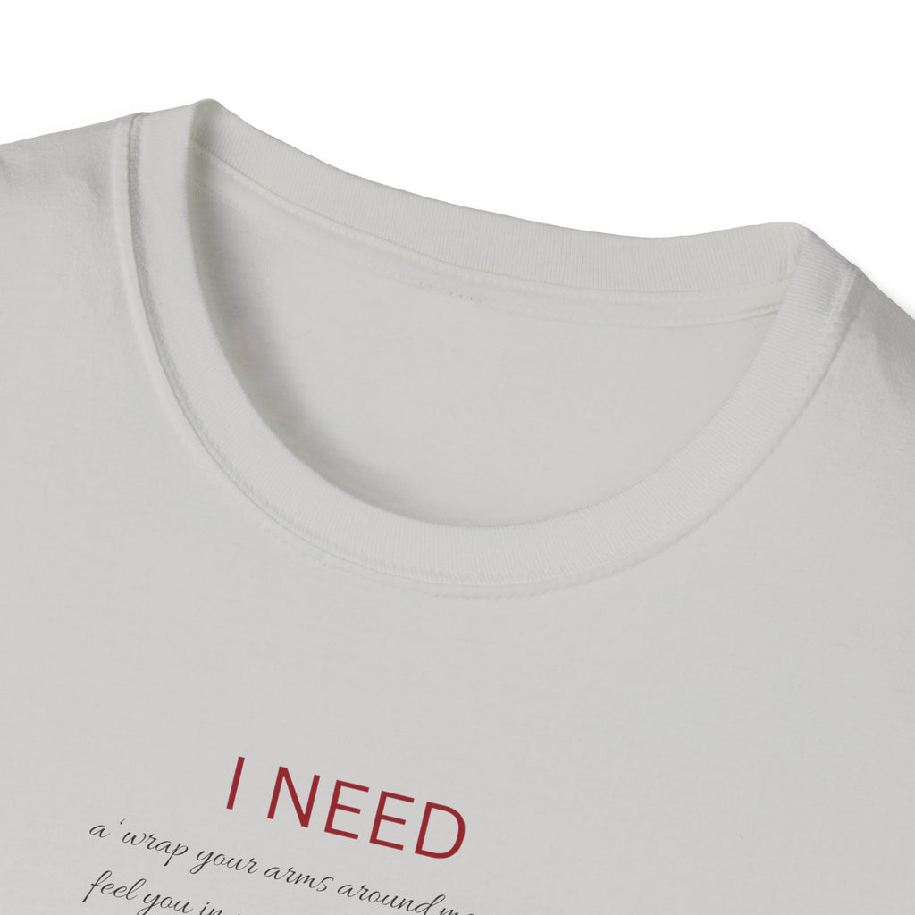 I Need a hug Shirt | Minimalist Script Coffee T-Shirt