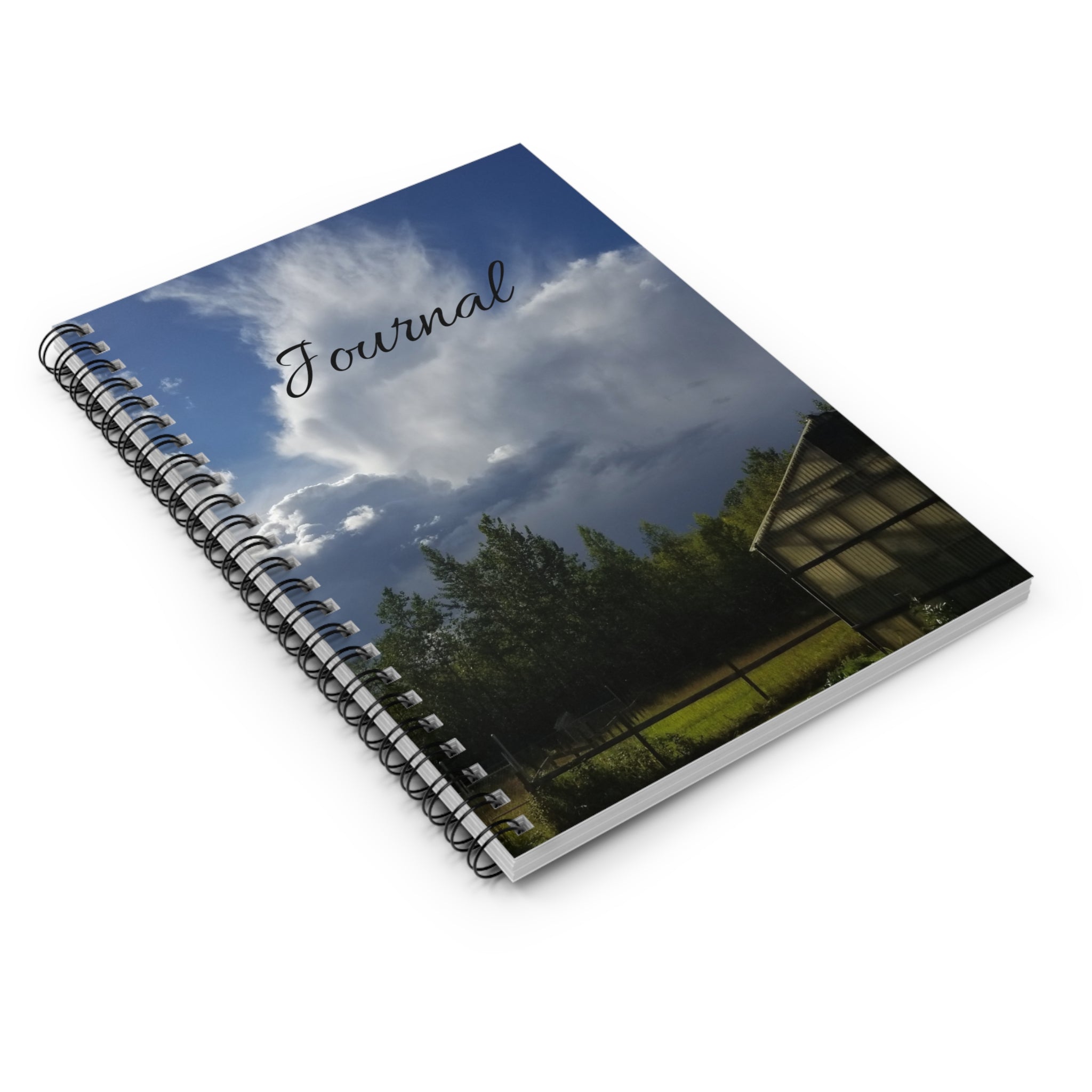 Dramatic Sky Cloudscape Journal spiral notebook