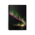 Aurora Night Spiral Notebook — Ruled Journal with Northern Lights Cover2