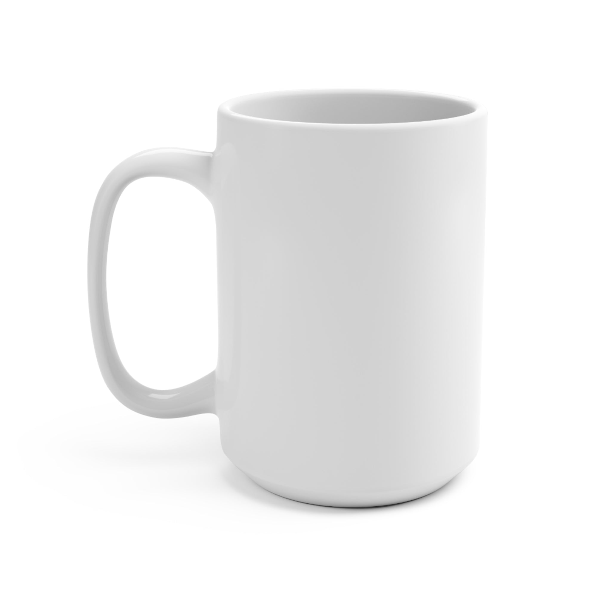 Beauty & Smarts Heart Mug | 15oz Ceramic Coffee Cup