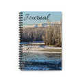 Winter River Landscape Journal, Spiral Notebook | Ruled Lined