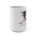 I need to be hit by lightening Coffee Quote Mug 15oz | Illustrated Face, Cozy Morning