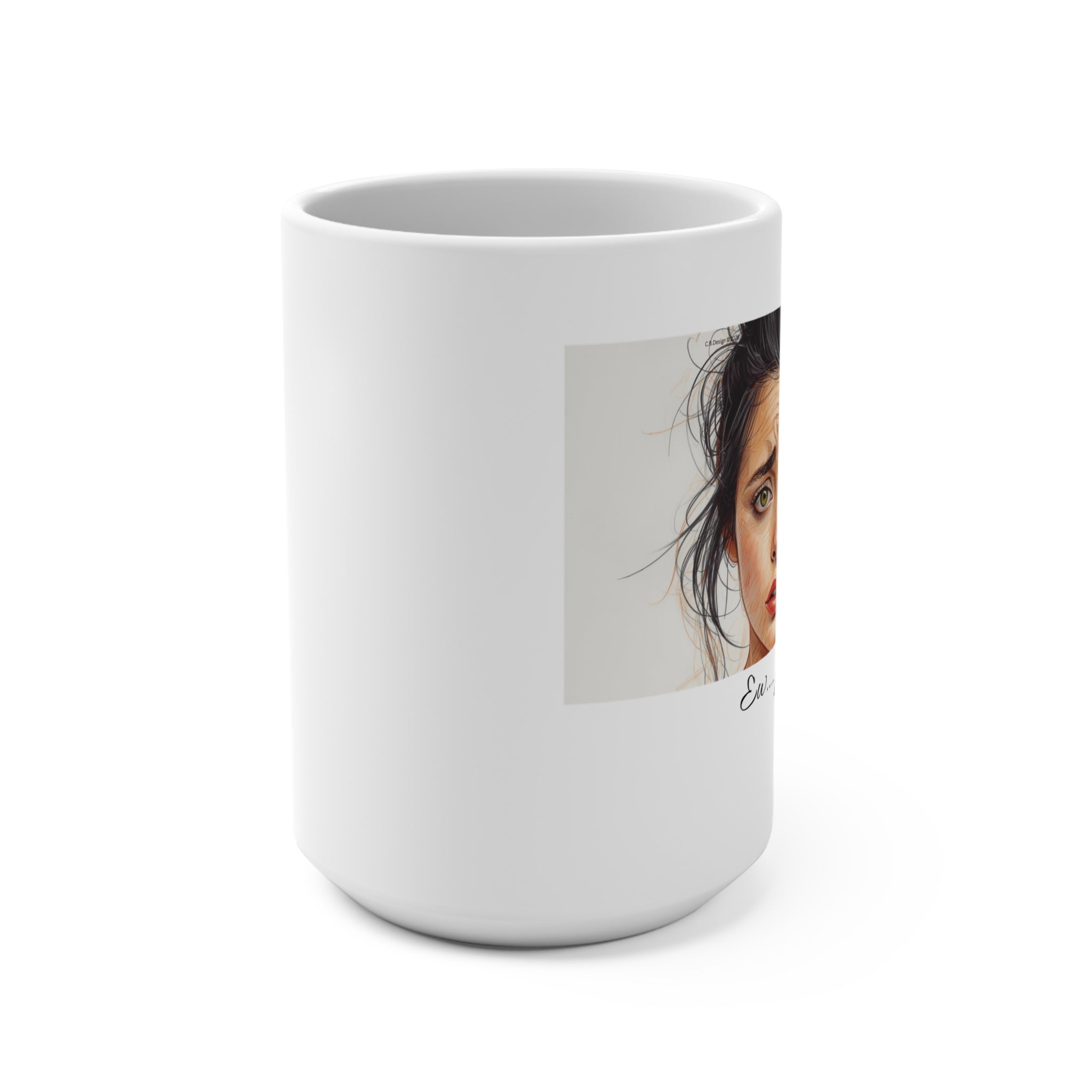 Ex…people portrait Mug | 15oz ceramic coffee cup