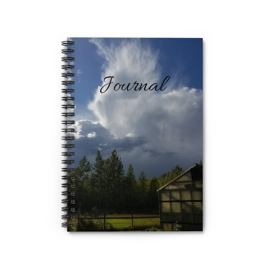 Dramatic Sky Cloudscape Journal spiral notebook